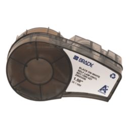 Brady 110930 Self-laminating Vinyl Wire and Cable Labels 38.10mm x 4.30m