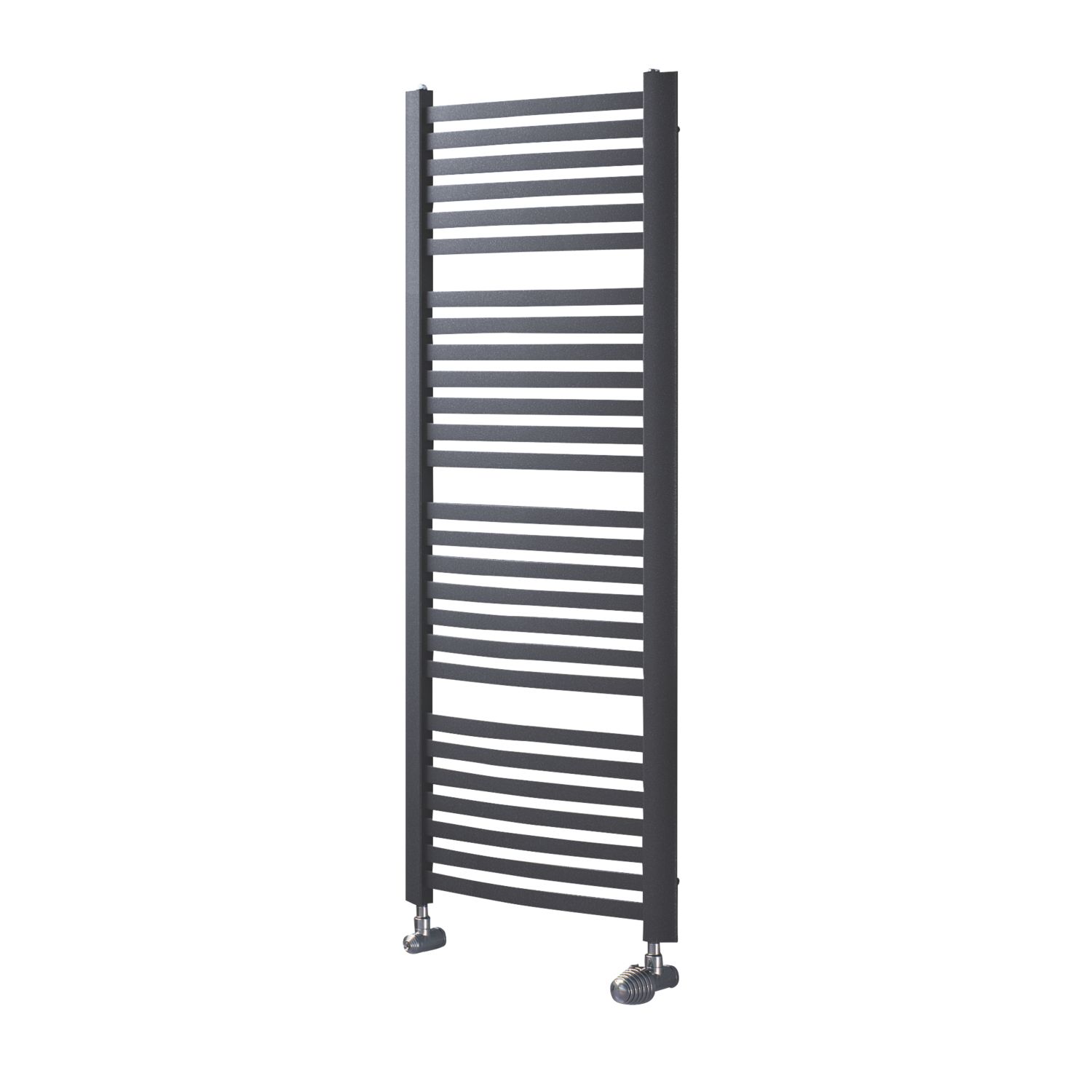 Ximax 1710mm x 580mm 2905BTU Anthracite Curved Designer Towel Radiator (3441V)