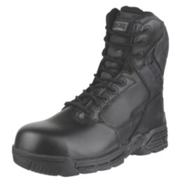 Magnum Stealth Force 8.0 CT CP Uniform Size 10  Black Water-Resistant  Safety Boots