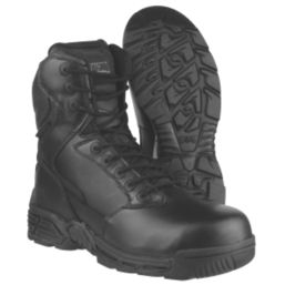 Magnum Stealth Force 8.0 CT CP Uniform Size 10  Black Water-Resistant  Safety Boots