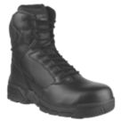 Magnum Stealth Force 8.0 CT CP Uniform Size 10  Black Water-Resistant  Safety Boots