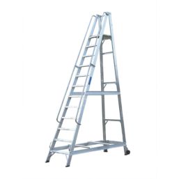 Lyte Aluminium 2.93m Silver 12 Step Podium Steps