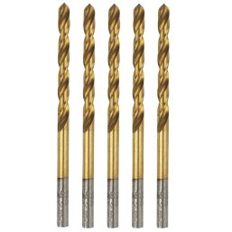 Erbauer Straight Shank Ground HSS Drill Bits 2mm x 49mm 5 Pack