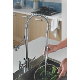 Bristan Artisan AR SNKPRO C Pull-Out Mono Mixer Kitchen Tap Chrome