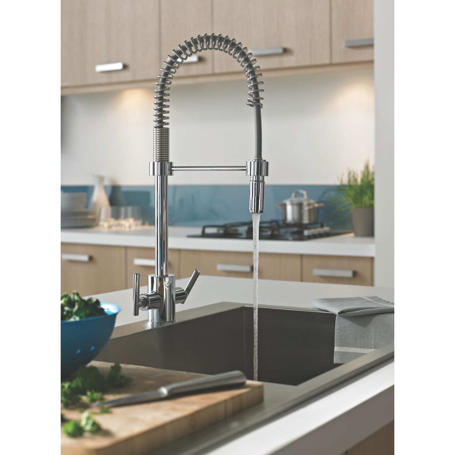Bristan Artisan AR SNKPRO C Pull-Out Mono Mixer Kitchen Tap Chrome (34474)