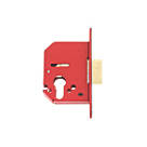 Union Fire Rated Stainless Steel Euro Profile Mortice Lock 68mm Case - 45mm Backset