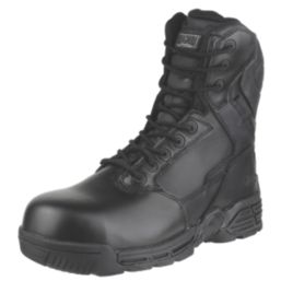 Magnum Stealth Force 8.0 CT CP Uniform Size 12  Black Water-Resistant  Safety Boots