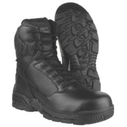 Magnum Stealth Force 8.0 CT CP Uniform Size 12  Black Water-Resistant  Safety Boots