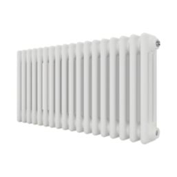 Azur 400mm x 830mm 2481BTU White Horizontal 3 Column Radiator