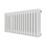 Azur 400mm x 830mm 2481BTU White Horizontal 3 Column Radiator