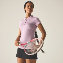 Regatta Remex II Womens Polo Shirt Powder Lilac Size 8