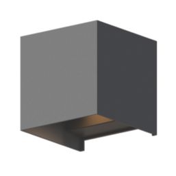 Calex Bari Outdoor LED Up & Down Wall Light Grey 7W 400lm