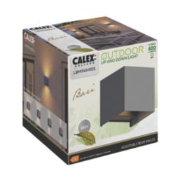 Calex Bari Outdoor LED Up & Down Wall Light Grey 7W 400lm