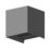 Calex Bari Outdoor LED Up & Down Wall Light Grey 7W 400lm