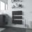 Ximax 745mm x 600mm 1526BTU Black Flat Designer Towel Radiator