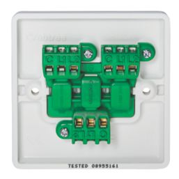 Crabtree Instinct 10AX 3-Gang 2-Way Light Switch  White