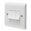 Crabtree Instinct 10AX 3-Gang 2-Way Light Switch  White