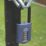 Squire CP60/2.5 Water-Resistant Long Shackle Combination  Padlock Blue 60mm