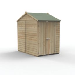 Forest Beckwood 5' x 7' (Nominal) Reverse Apex Shiplap Timber Shed with Assembly