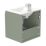 Newland  Double Door Wall-Mounted Vanity Unit with Basin Matt Sage Green 500mm x 450mm x 540mm