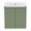 Newland  Double Door Wall-Mounted Vanity Unit with Basin Matt Sage Green 500mm x 450mm x 540mm