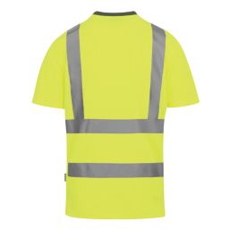 Regatta Pro Contract Short Sleeve Hi-Vis T-Shirt Yellow Medium 39.5" Chest