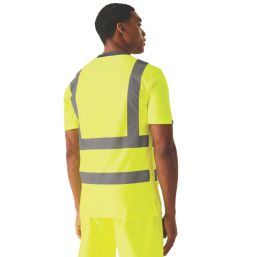 Regatta Pro Contract Short Sleeve Hi-Vis T-Shirt Yellow Medium 39.5" Chest