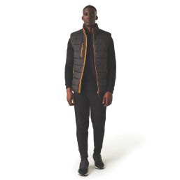 Regatta Navigate Bodywarmer Black/Orange Pop Medium 39.5" Chest