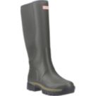 Hunter Balmoral Adjustable Size 12  Dark Olive Non Safety Wellies