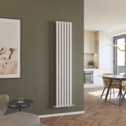 Azur Eclipse 1800mm x 360mm 2505BTU White Vertical Designer Radiator