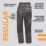 Site Kirksey Work Trousers Grey / Black 42" W 30" L