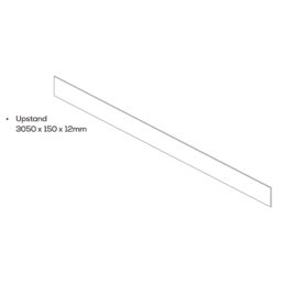 Mariz Deep Grey Upstand 3050mm x 150mm x 12mm