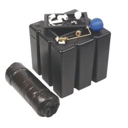 Polytank Cold Water Cube Tank 20gallon (UK) 515mm x 515mm x 530mm - Screwfix