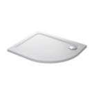 Mira Flight Low Offset Quadrant Shower Tray Left-Handed White 1200mm x 900mm x 40mm