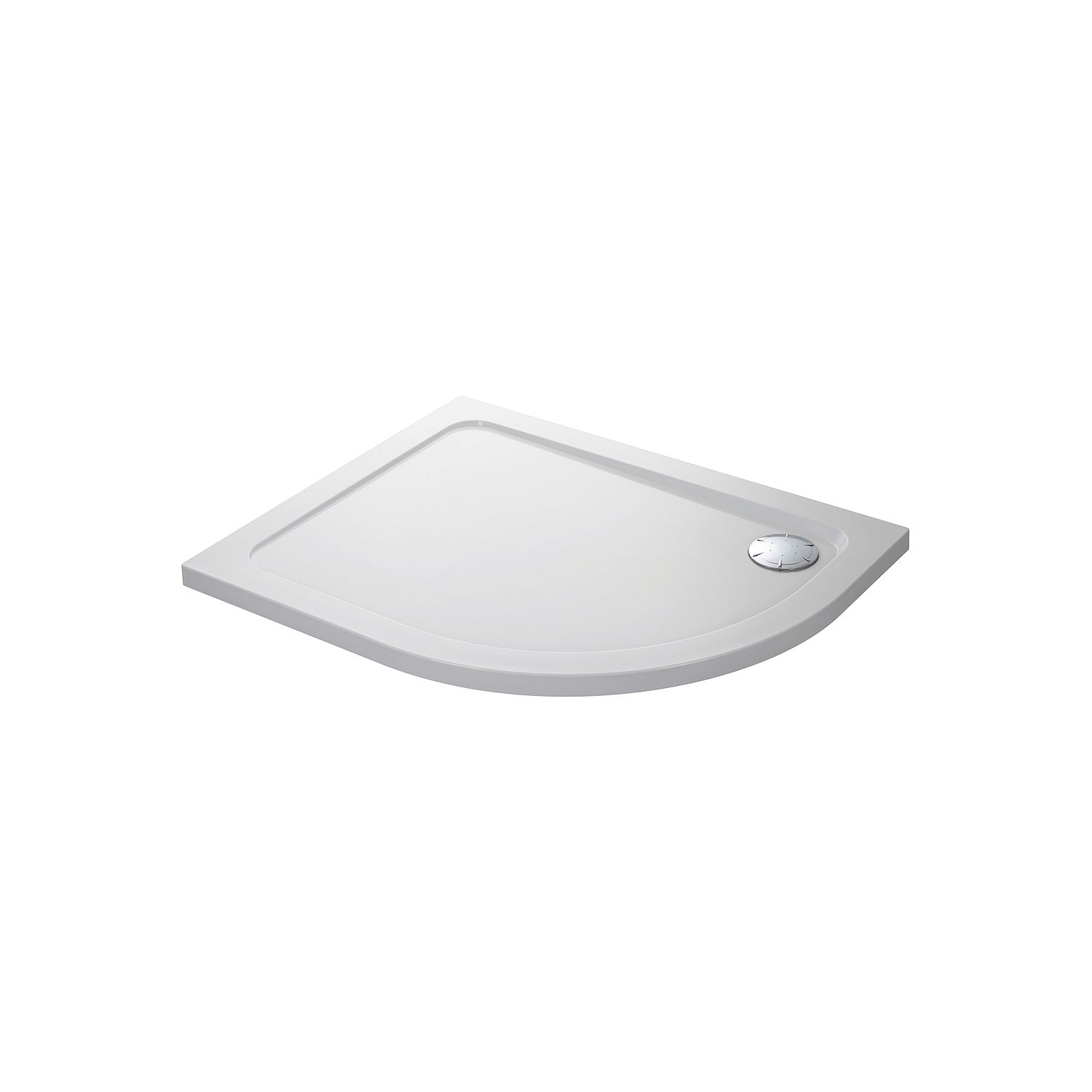 Mira Flight Low Offset Quadrant Shower Tray Left-Handed White 1200mm x 900mm x 40mm (3454X)