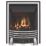 Focal Point Elysee Chrome Rotary Control Inset Gas High Efficiency Fire 500mm x 125mm x 585mm