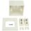 Philex Cat 5e 2 Port RJ45 Ethernet Socket White