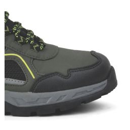 Regatta Vendeavour Size 11  Dark Khaki / Lime Punch Waterproof  Non Safety Work Boots