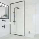 Multipanel Unlipped Bathroom Waterproof Wall Panel  Gloss Grey Marble 2400mm x 1200mm x 11mm