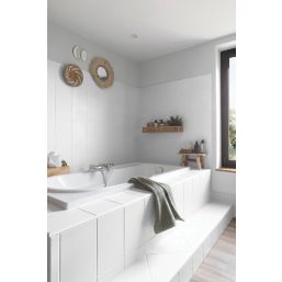 V33 2Ltr White Satin Tile Paint