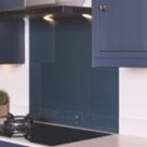 Laura Ashley  Midnight Seaspray Kitchen Splashback 600mm x 750mm x 6mm