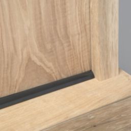 Stormguard Slimline Rain & Draught Excluder Black 914mm