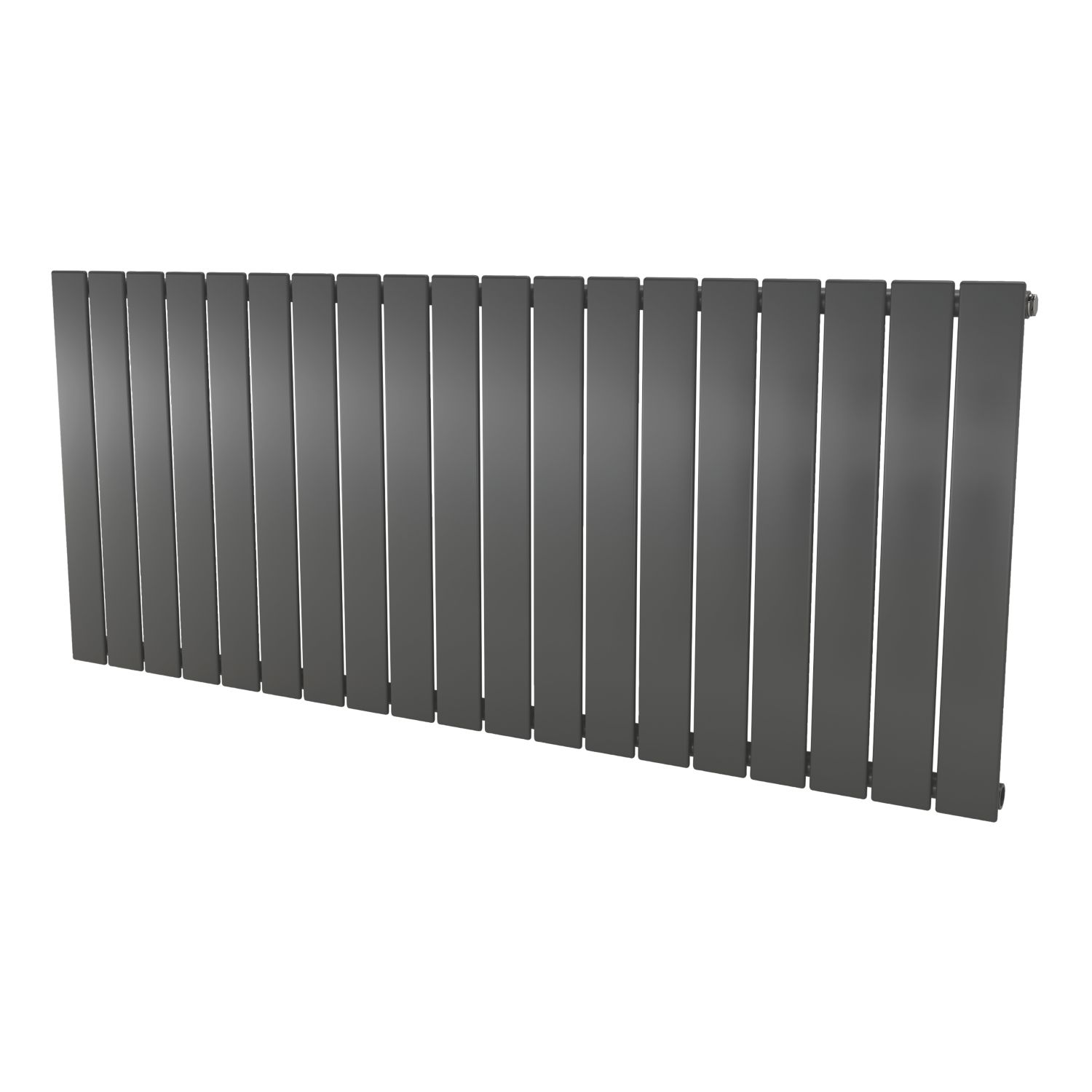 Ximax Oceanus 600mm x 1420mm 2584BTU Anthracite Horizontal Designer Radiator (345TR)