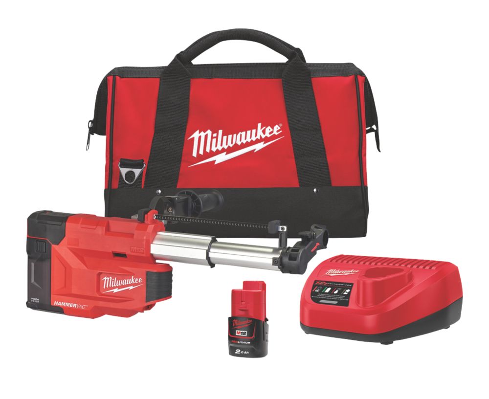 Milwaukee M12UDEL201B 12V 1 x 2.0Ah LiIon RedLithium Cordless SDS