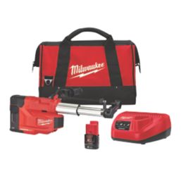 Milwaukee M12UDEL-201B 12V 1 x 2.0Ah Li-Ion RedLithium  Cordless  SDS Dust Extractor