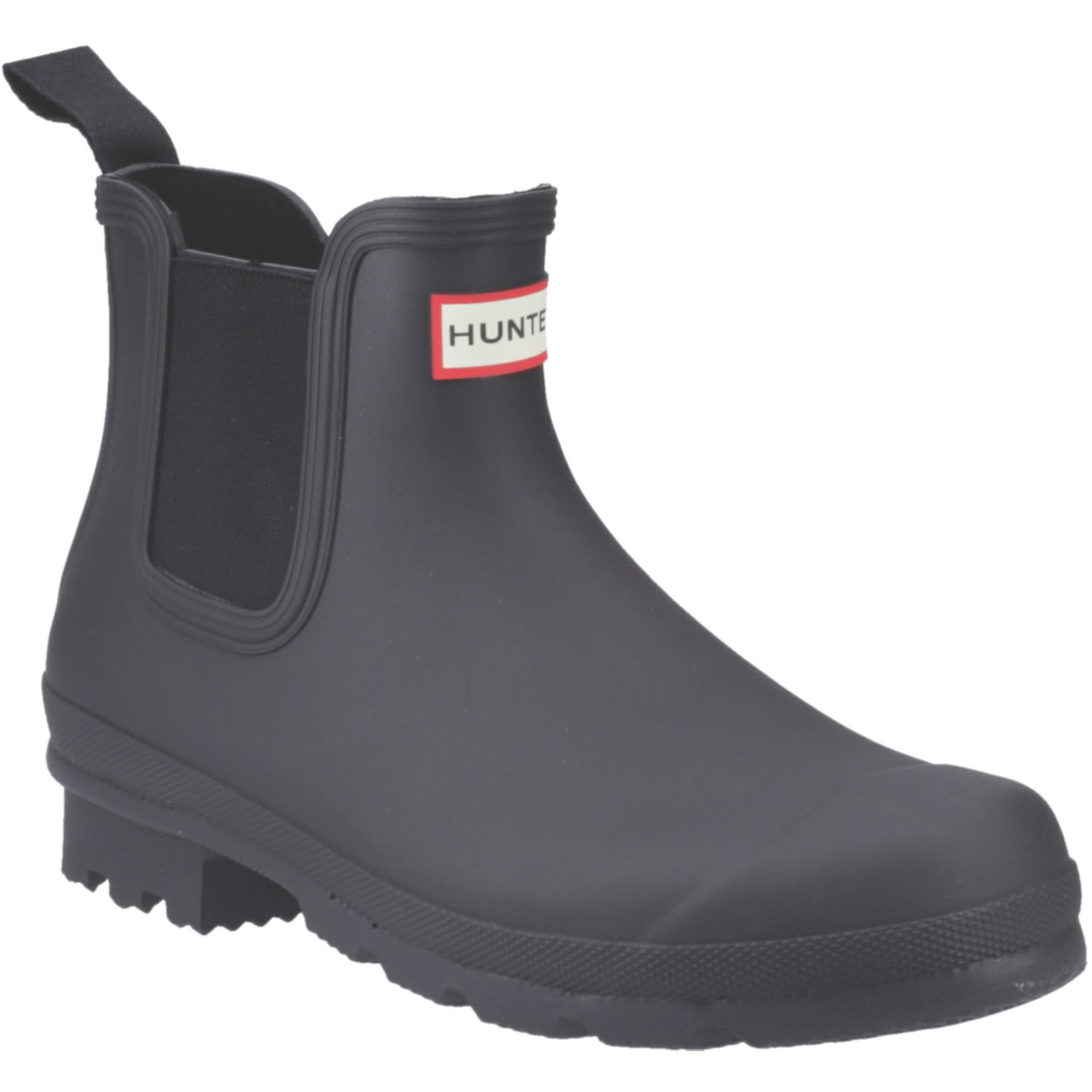 Hunter Original Chelsea Size 12 Black Non Safety Dealer Boots (345XN)