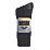 SockShop  Heavy Duty Safety Boot Socks Black Size 6-11 3 Pairs