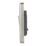Hager Sollysta WRPS3PIBSW 10A 1-Gang 3-Pole Isolator Switch Brushed Steel  with White Inserts
