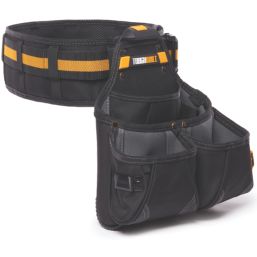 Toughbuilt ClipTech 3-Piece Pro Framer Tool Belt Set 32-48" Black