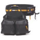 Toughbuilt ClipTech 3-Piece Pro Framer Tool Belt Set 32-48" Black